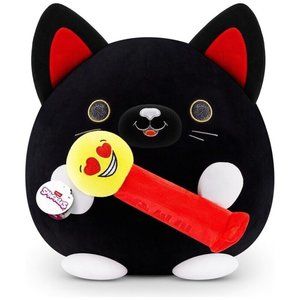 ZURU Snackles 14" LUNA THE BLACK CAT Plush Pez Wave 2 NWT 2024